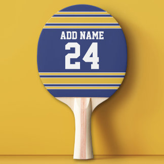 Raquete De Ping Pong Team Jersey com nome e número personalizados