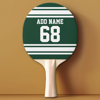 Raquete De Ping Pong Team Jersey com nome e número personalizados