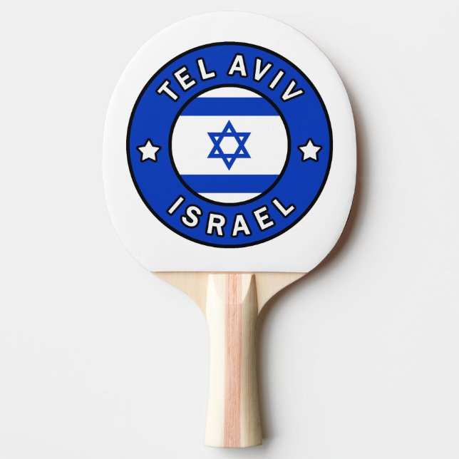 Raquete De Ping Pong Tel Aviv Israel (Frente)