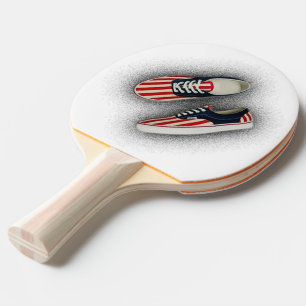 Raquete De Ping Pong Tênis da Bandeira Americana