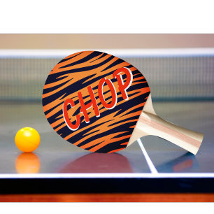 Raquete De Ping Pong Tênis de Mesa moderna Esmagar Faixa Laranja Preta