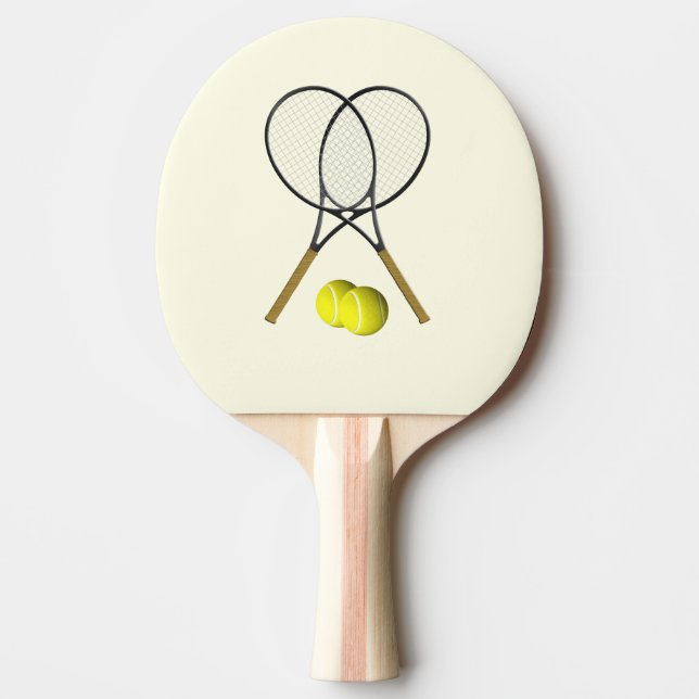 Raquete De Ping Pong Tênis Doubles Cream (Frente)