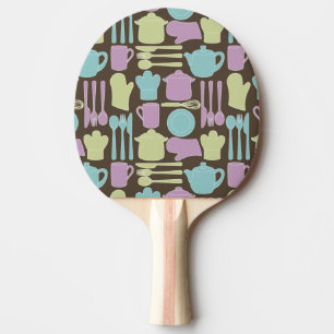 Raquete De Ping Pong Teste padrão 2 dos utensílios da cozinha