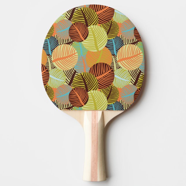 Raquete De Ping Pong Teste padrão abstrato (Frente)