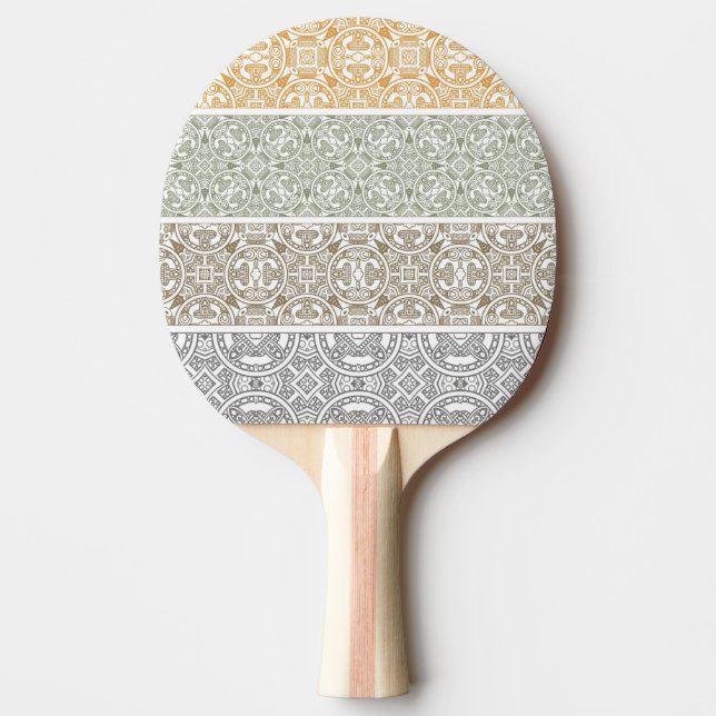 Raquete De Ping Pong Teste padrão decorativo (Frente)