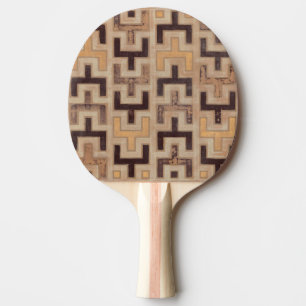 Raquete De Ping Pong Teste padrão decorativo de Mudcloth do africano