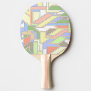 Raquete De Ping Pong Teste padrão geométrico 3