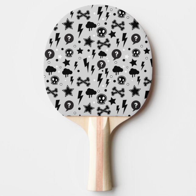 Raquete De Ping Pong Teste padrão na moda (Frente)