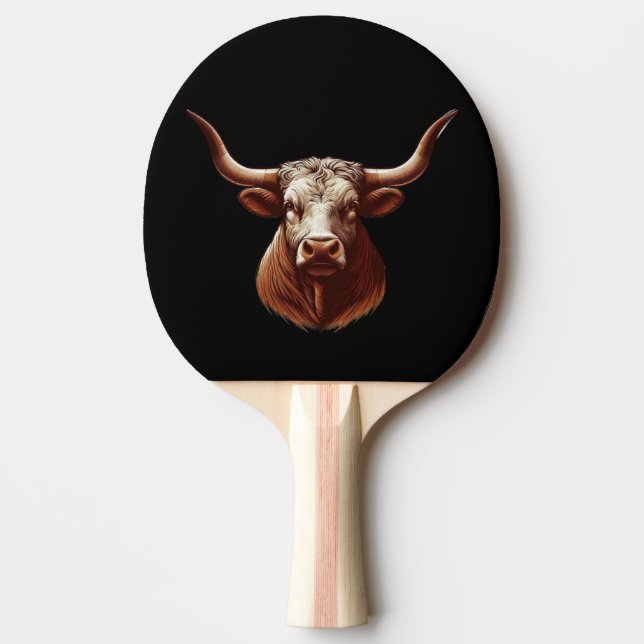 Raquete De Ping Pong Texas Longhorn (Frente)