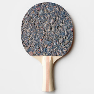 Raquete De Ping Pong Textura de asfalto e seixos