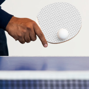 Raquete De Ping Pong Textura Geométrica Monocromática Exame de Diamante
