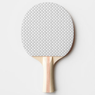 Raquete De Ping Pong Textura Geométrica Monocromática Exame de Diamante