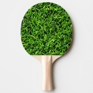 Raquete De Ping Pong Textura Realista de Foto Grass Verde Engraçado