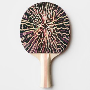 Raquete De Ping Pong Textura riscada