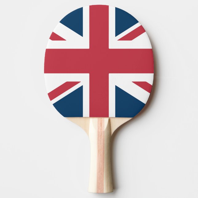 Raquete De Ping Pong The Union Jack British Flag (Frente)