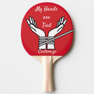 Raquete De Ping Pong Thunder_Cove com Mãos