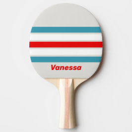 Raquete De Ping Pong Thunderbird Across Striping with Name