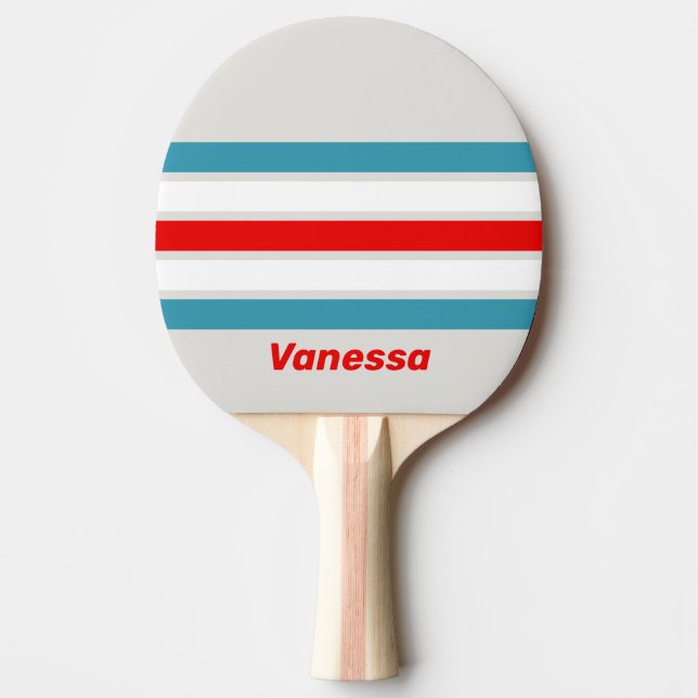 Raquete De Ping Pong Thunderbird Across Striping with Name (Frente)