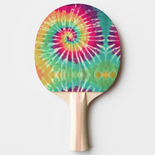Raquete de ping pong - Tie Dye - HAMbyWG (Frente)