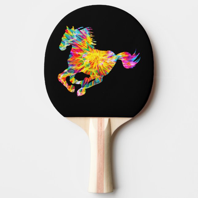 RAQUETE DE PING PONG TIE DYE HORSE (Frente)