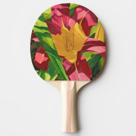 Raquete De Ping Pong Tiger Lily Floral
