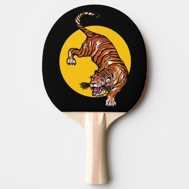 Raquete De Ping Pong Tigre Sun (Frente)