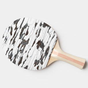 Raquete De Ping Pong Tinta branca de descasque