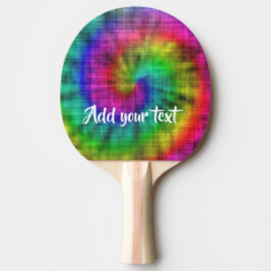 Raquete De Ping Pong Tinta fina com padrão têxtil