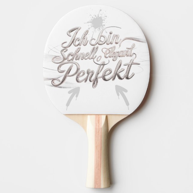 Raquete De Ping Pong Tischtennisschläger – Sportlich, dynamisch 💕 (Frente)