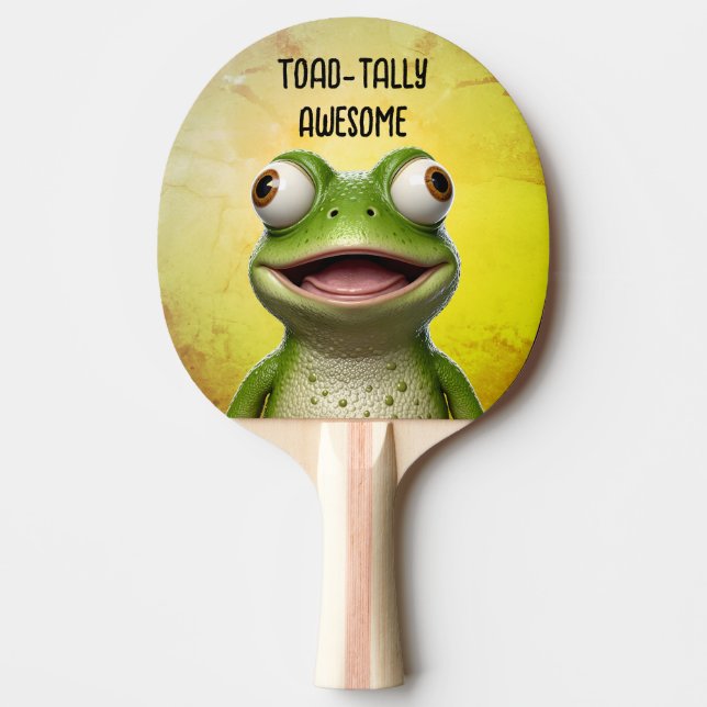 Raquete De Ping Pong ToadTally Incrível (Frente)
