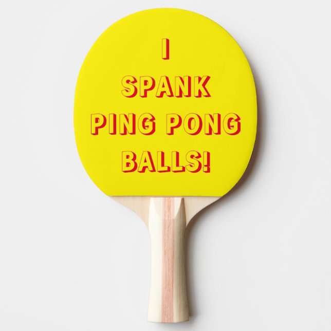 Raquete De Ping Pong Tocar em Estilo: Pás Pong Ping Única (Frente)