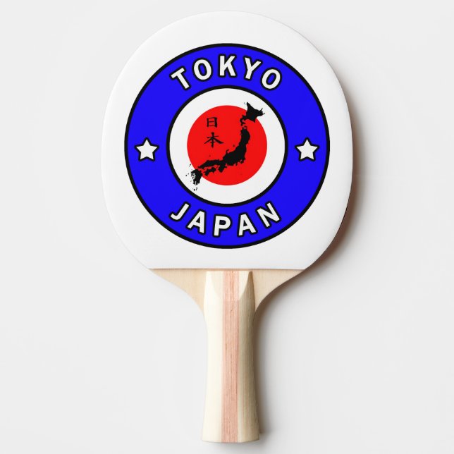 Raquete De Ping Pong Tóquio Japão (Frente)
