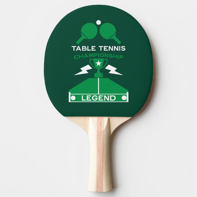Raquete De Ping Pong Torneio de Tênis de mesa de  (Frente)