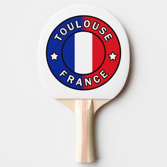 Raquete De Ping Pong Toulouse França (Frente)