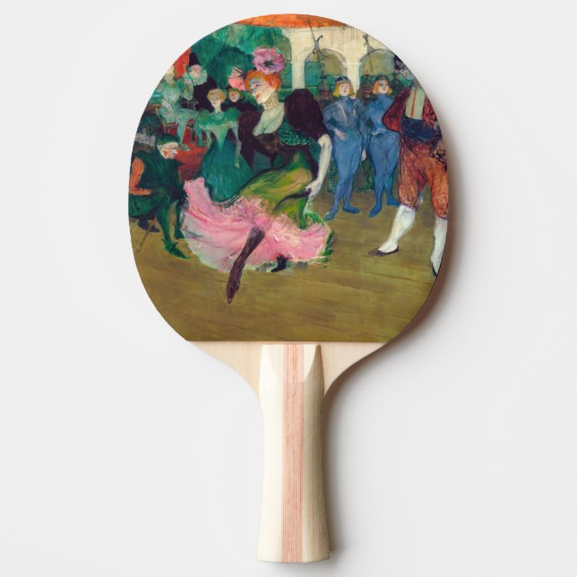 Raquete De Ping Pong Toulouse-Lautrec - Marcelle Lender, Dançando Boler (Frente)