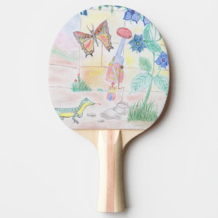 Raquete De Ping Pong Trabalho de arte de Crianças Personalizadas, brinq