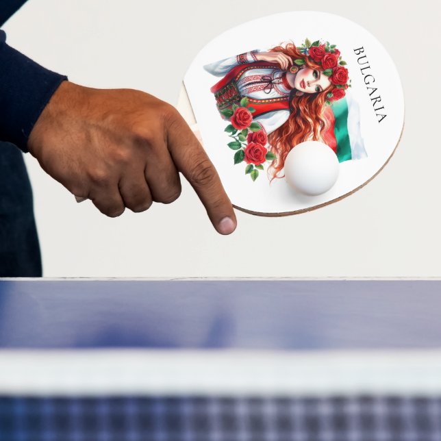 Raquete De Ping Pong Tradição de Sinalizador búlgaro Rosas vermelhas de (Insitu)
