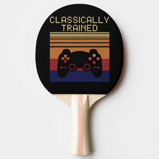 RAQUETE DE PING PONG TREINADO CLASSICAMENTE (Frente)