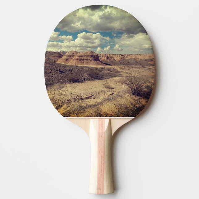 Raquete De Ping Pong Trem do Sudoeste Americano por Estradas Vicinais (Frente)