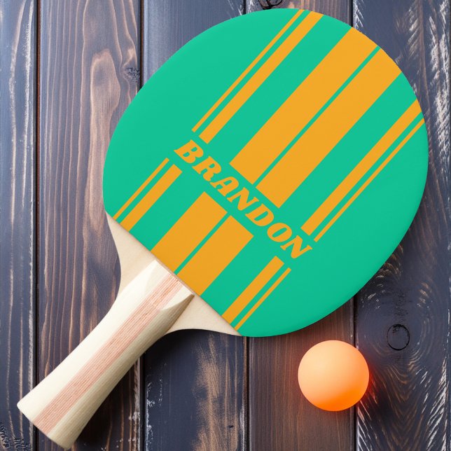 Raquete De Ping Pong Tremulação Tropical Retroativa com Conselho duplo  (Criador carregado)