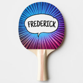 Raquete De Ping Pong Trendência personalizada de nomes personalizada pa