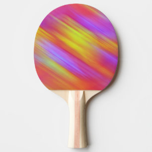 Raquete De Ping Pong Trendy Neon Bright Red Pink Abstrato