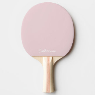 Raquete De Ping Pong Trendy Soft Pastel Pink Custom Ping Pong Paddle