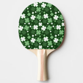 Raquete De Ping Pong Trevos do Dia de São Patrício