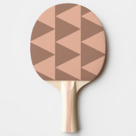 Raquete De Ping Pong Triângulos Grandes Geométricos Mocha Mousse Rosa D