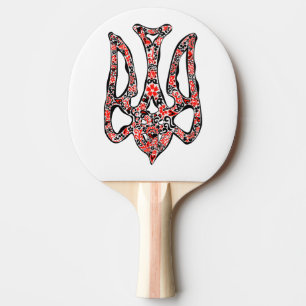 Raquete De Ping Pong Trident Trident Nacional Ucraniano trizub estiliza