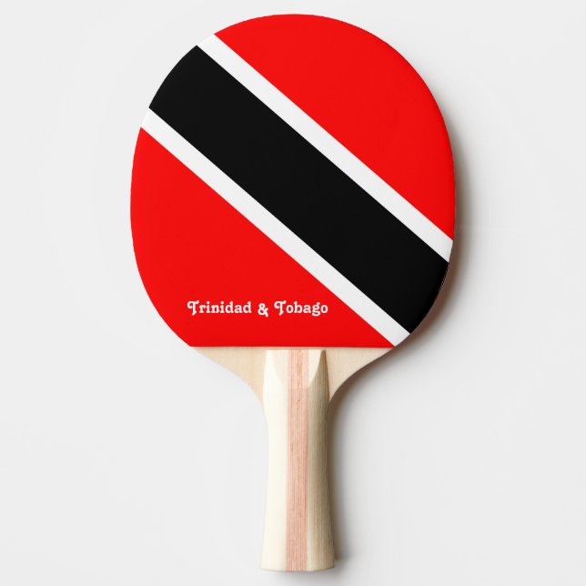 Raquete De Ping Pong Trinidad and Tobago (Frente)