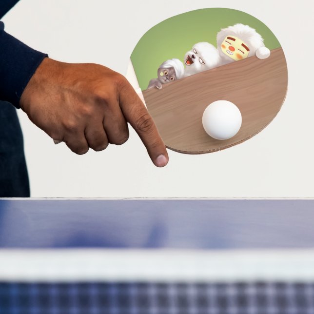 Raquete De Ping Pong Trio de Animais de Pequim (Insitu)