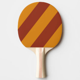 Raquete De Ping Pong Tripa Laranja Retroativa Três Fitas Negrito