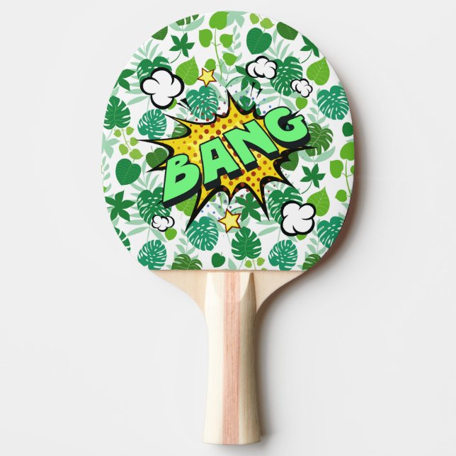 Raquete De Ping Pong Tropical Bang (Frente)
